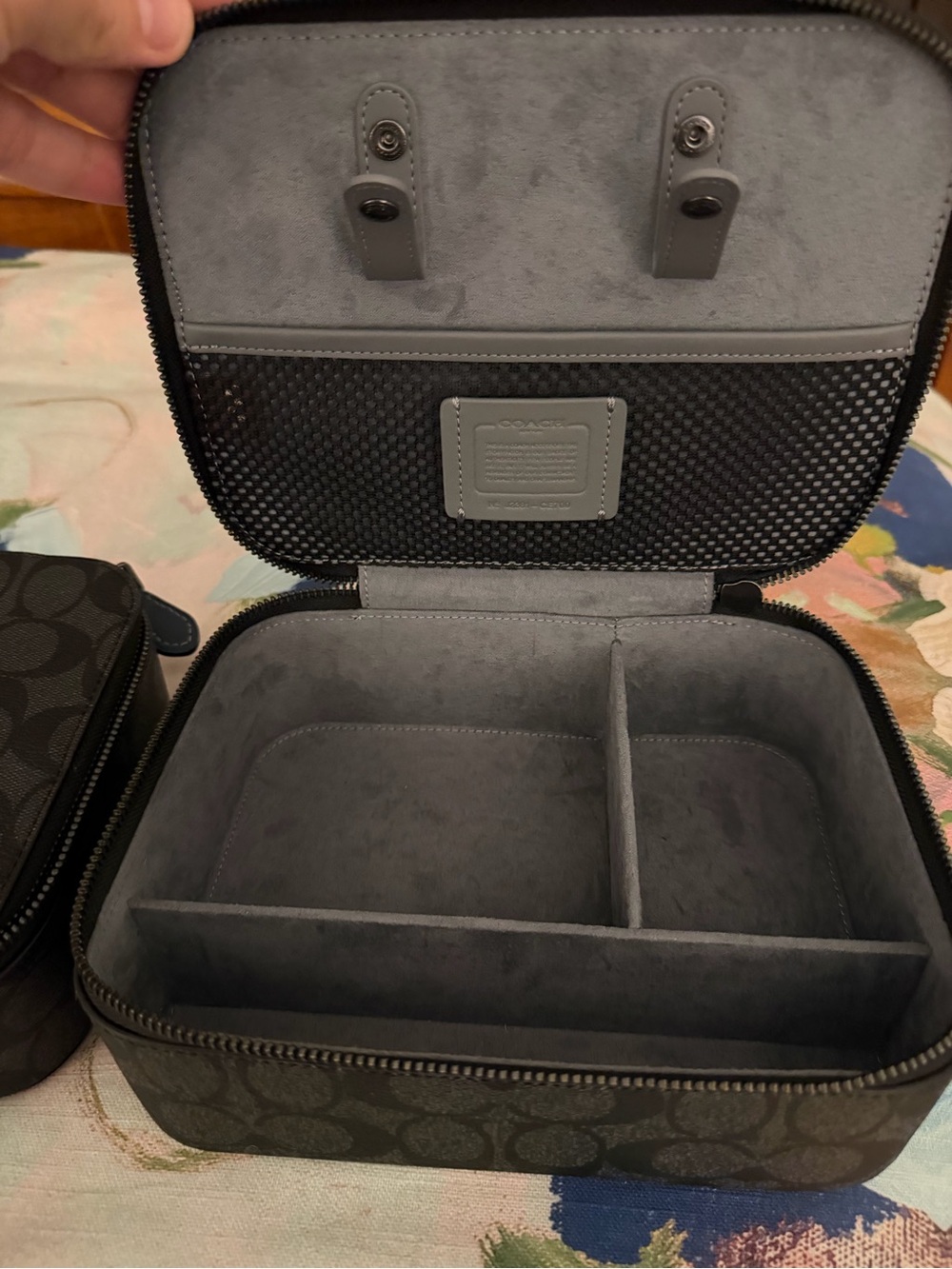 Coach Black Signature Tech Organizer - Picture 2 of 3